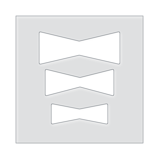 Bow Tie Acrylic Router Template
