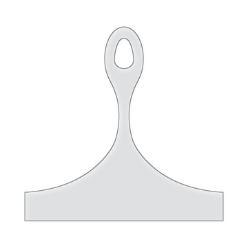 Classic Charcuterie Board Handle Acrylic Router Template