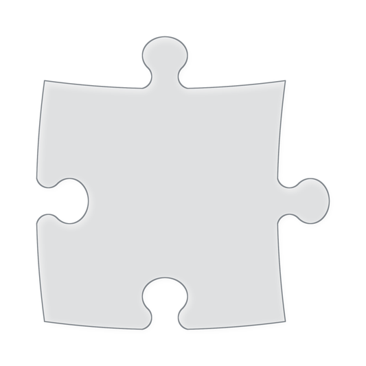 Puzzle Piece Serving Board Acrylic Router Template