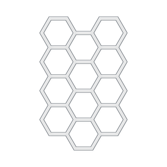 Honeycomb Acrylic Router Template
