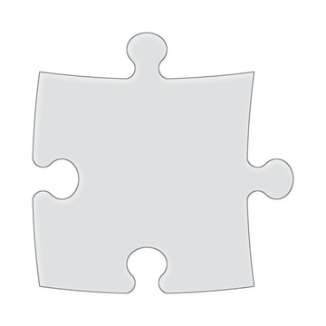 Puzzle Piece Serving Board Acrylic Router Template
