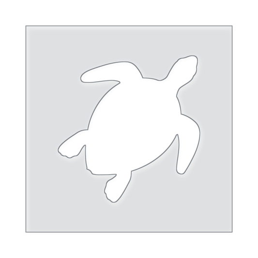 Sea Turtle Acrylic Router Template