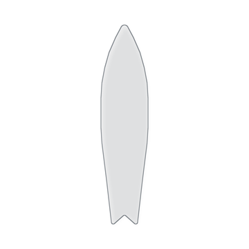 Surf Board Serving Board Acrylic Router Template