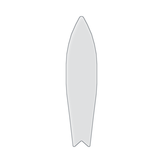 Surf Board Serving Board Acrylic Router Template