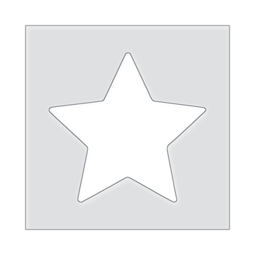 Star Acrylic Router Template