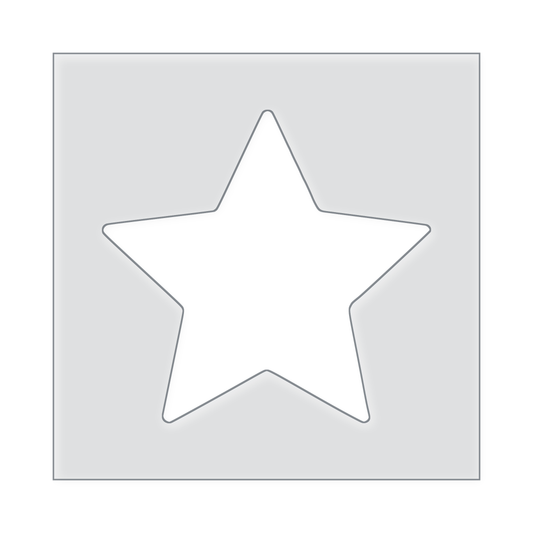 Star Acrylic Router Template