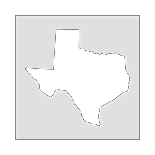 State Of Texas Acrylic Router Template