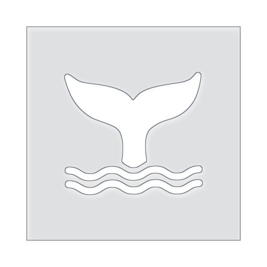Whale Tail Acrylic Router Template