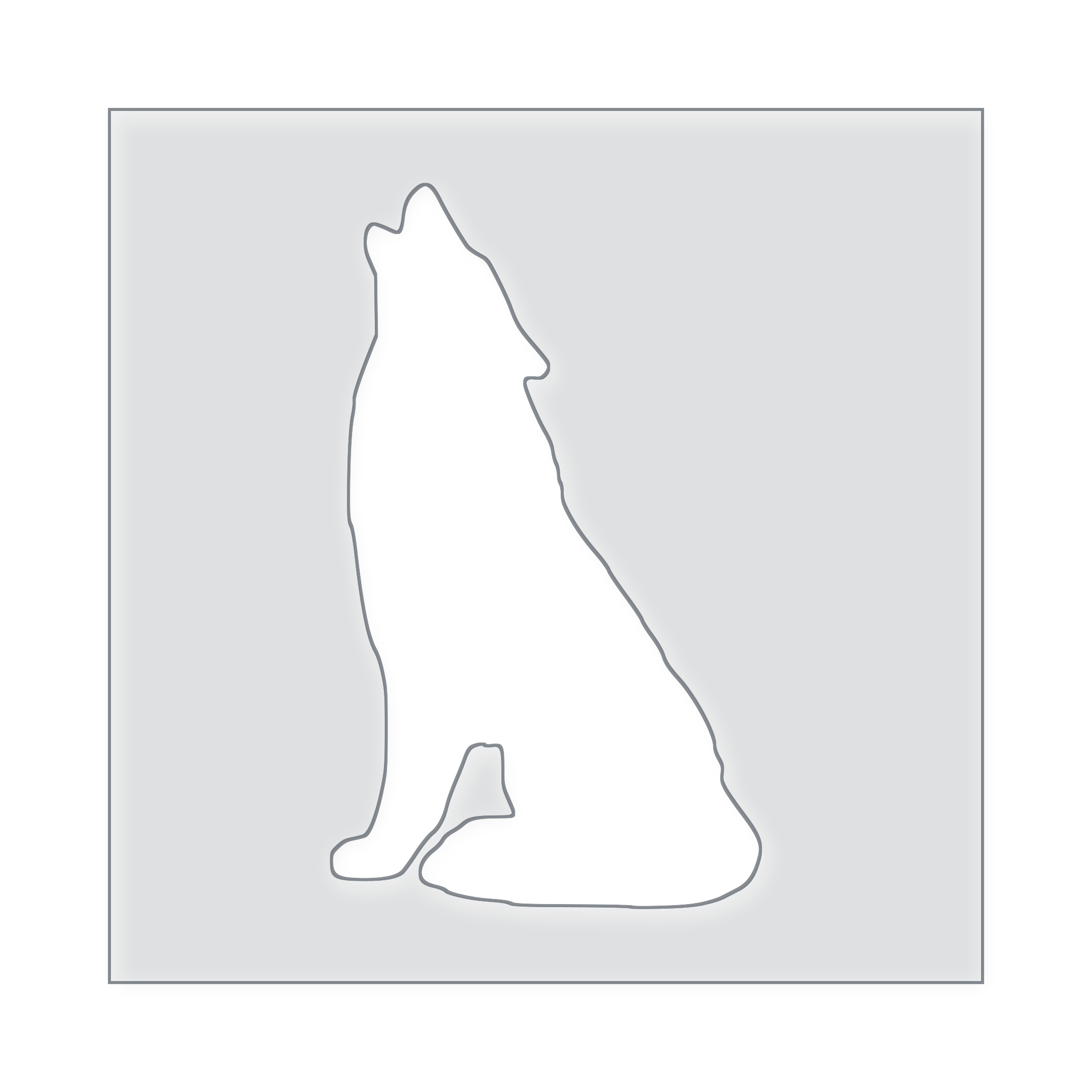 Whole Wolf Acrylic Router Template – Bear Hollow Supply