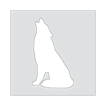 Whole Wolf Acrylic Router Template