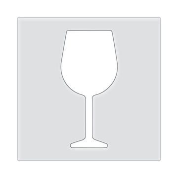 Wine Glass Acrylic Router Template