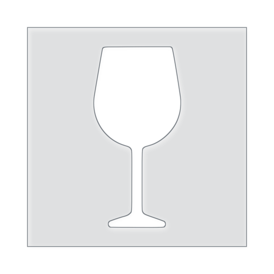 Wine Glass Acrylic Router Template