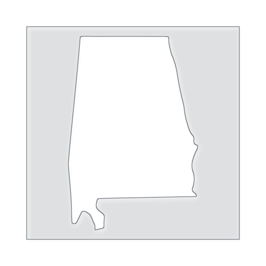 Alabama Acrylic Router Template