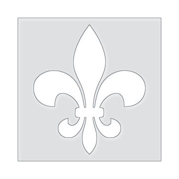 Fleur De Lis Acrylic Router Template