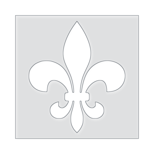Fleur De Lis Acrylic Router Template