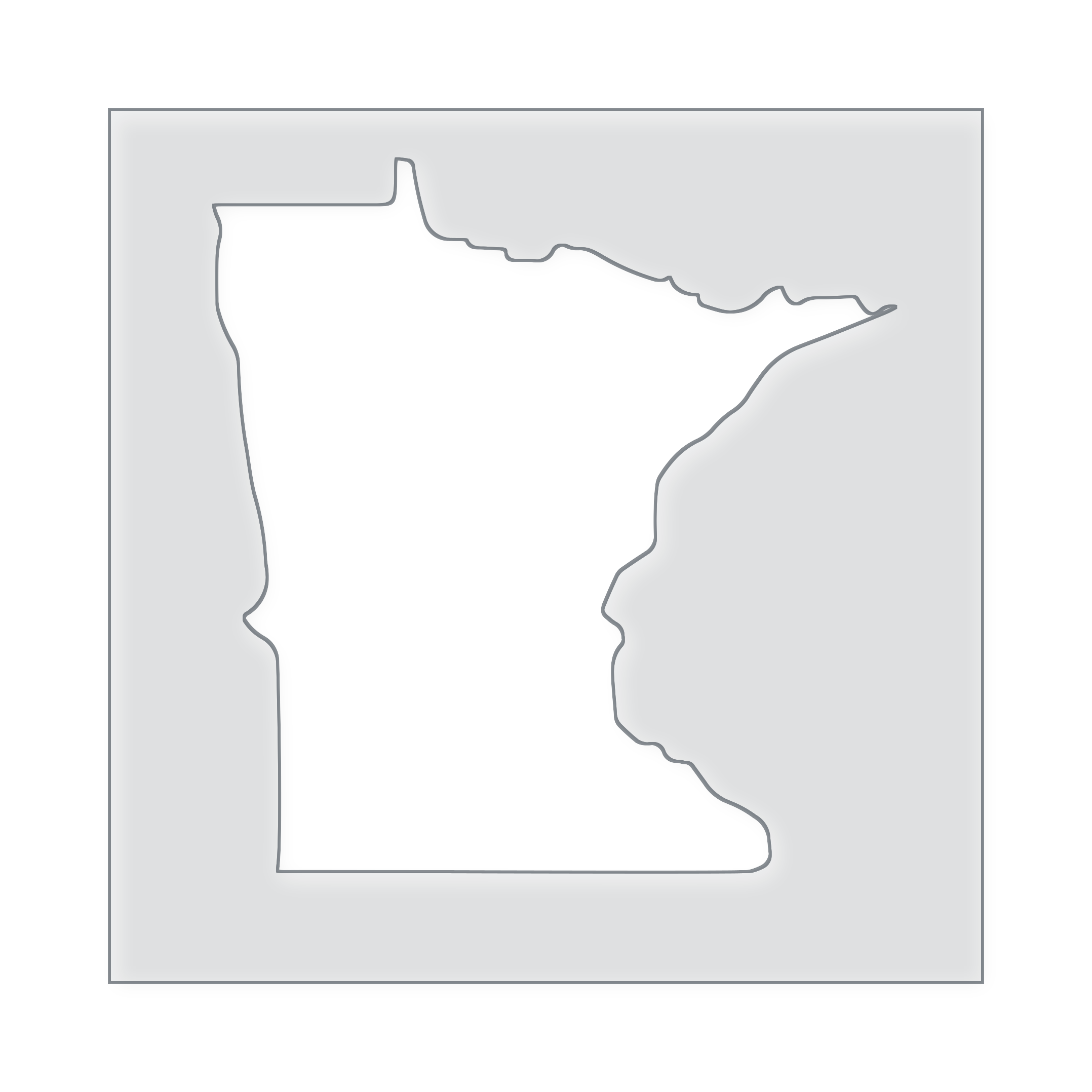 Minnesota Acrylic Router Template – Bear Hollow Supply