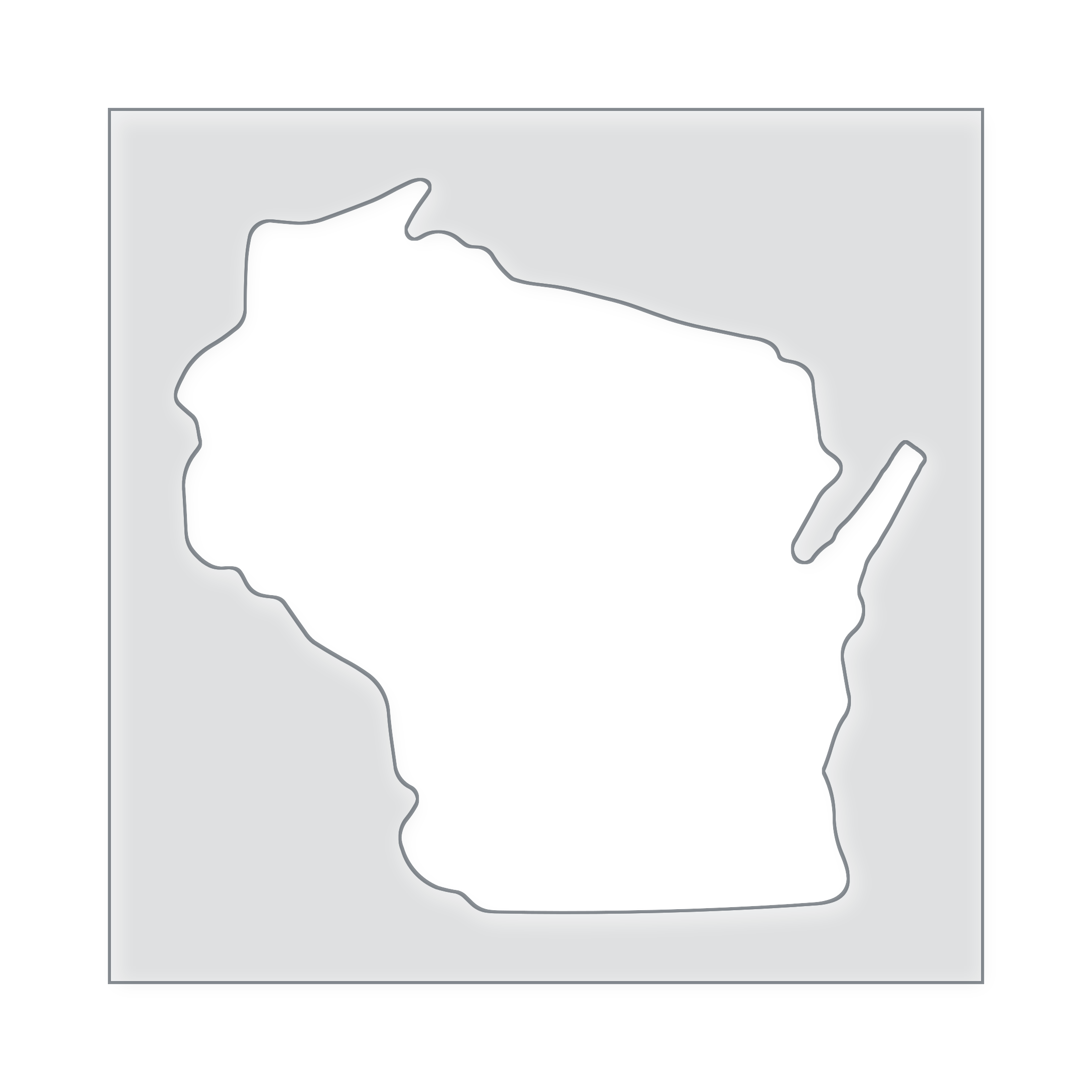 Wisconsin Acrylic Router Template – Bear Hollow Supply