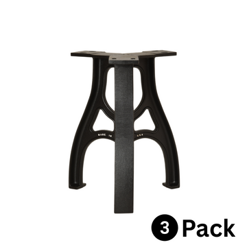 18" Cast Aluminum Pedestal Base (Eiffel) 3 Pack