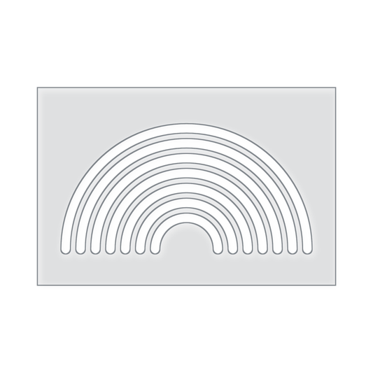 Rainbow Acrylic Router Template