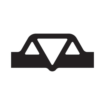 Triangle Grip Charcuterie Board Handle Router Template