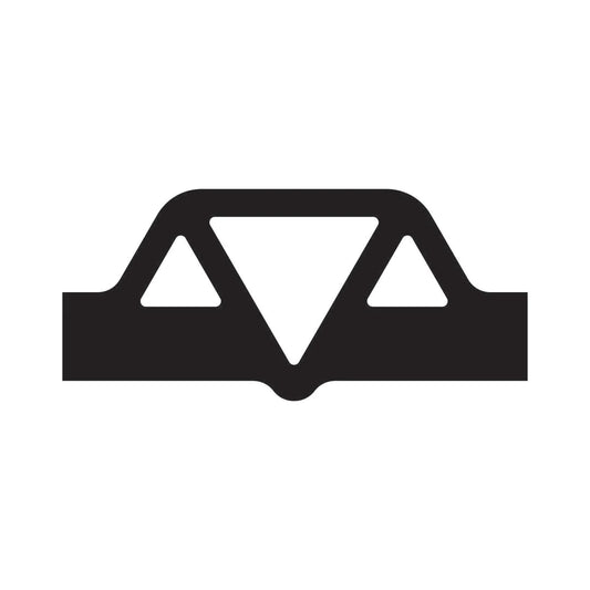 Triangle Grip Charcuterie Board Handle Router Template