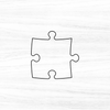 Puzzle Piece Serving Board Acrylic Router Template