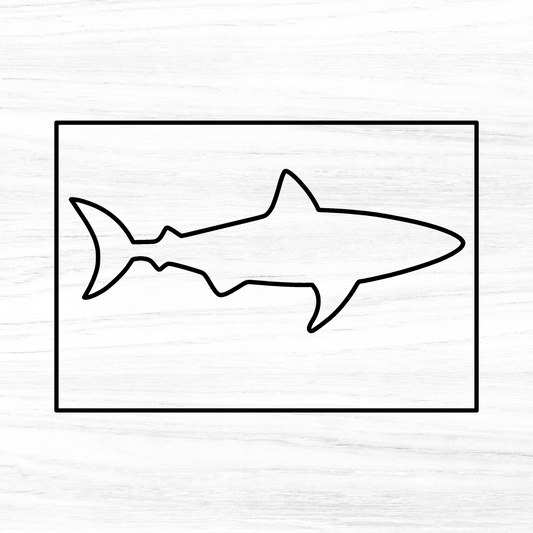 Shark Acrylic Router Template
