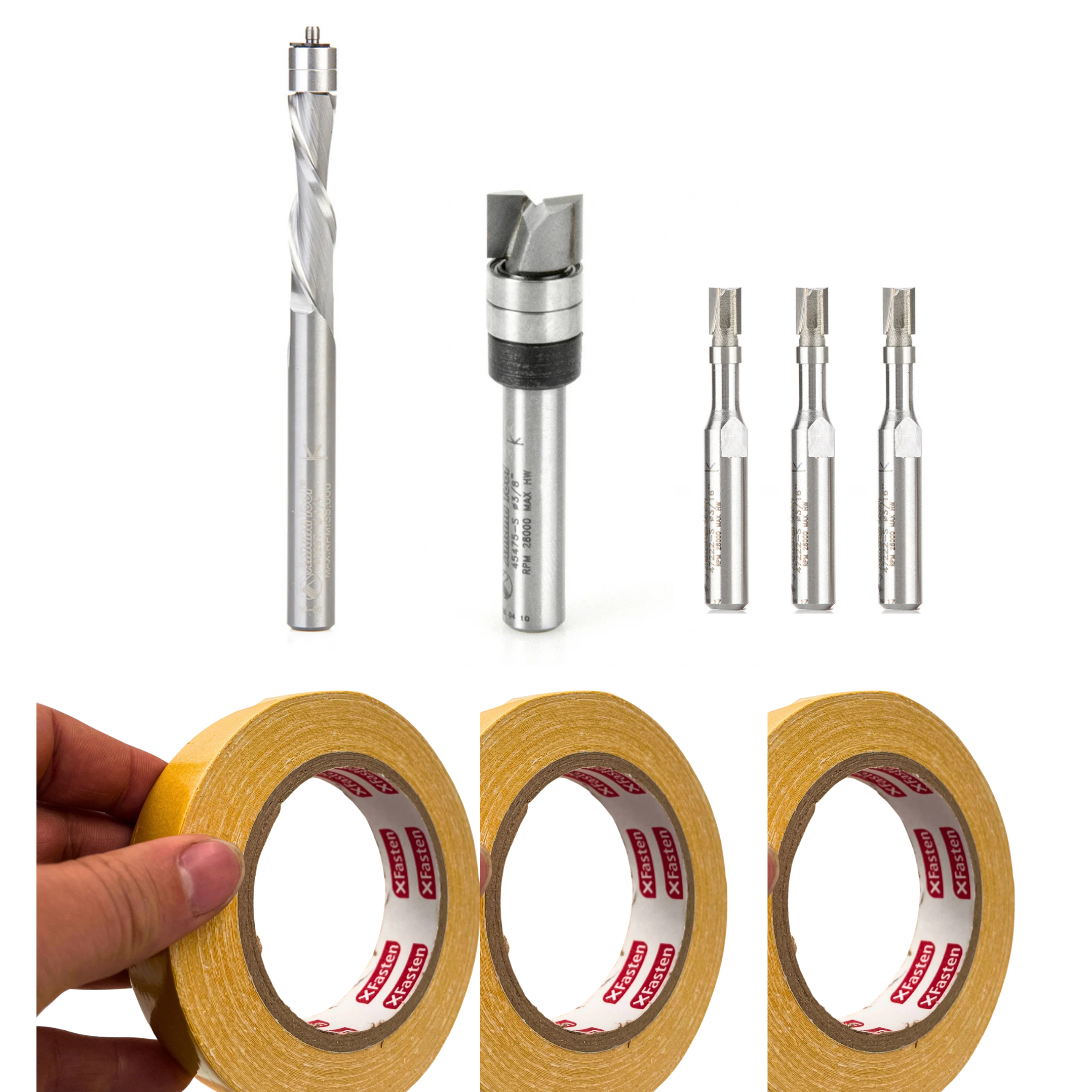 The Ultimate Router Template Router Bit and Tape Bundle – Bear Hollow ...