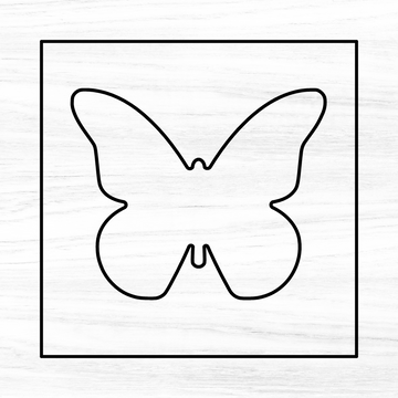 Butterfly Acrylic Router Template