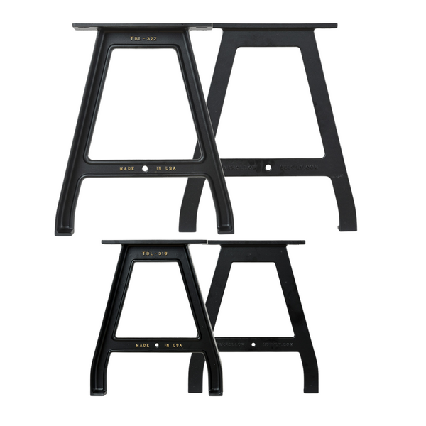 Cast Aluminum Table Legs With Bench Legs Bundle (Roman Collection ...