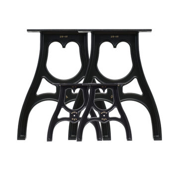 Cast Aluminum Table Legs With Bench Legs Bundle (Michael Collection)