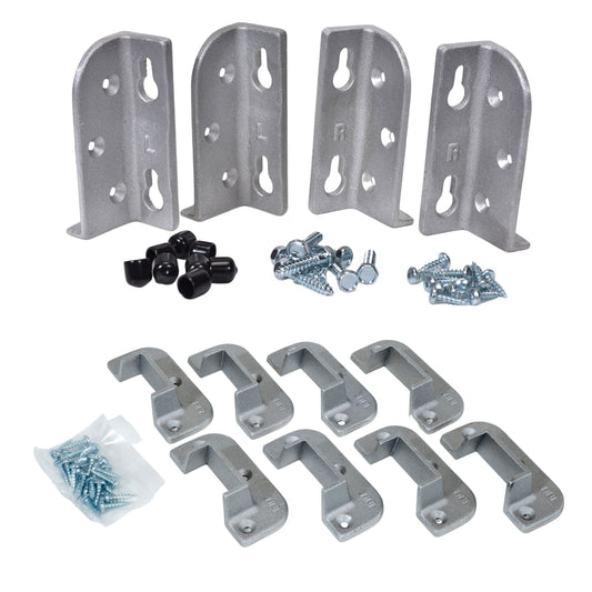 Bed Corner Brackets With Dovetail Slat Brackets Bundle