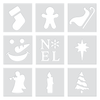 Christmas Collection Acrylic Router Template