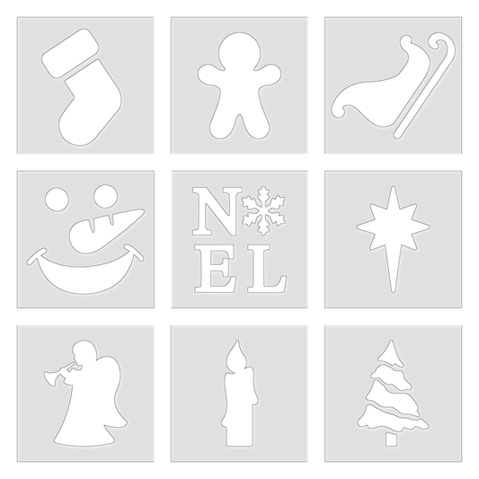 Christmas Collection Acrylic Router Template