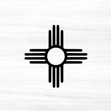 Large Zia Pueblo Acrylic Router Template