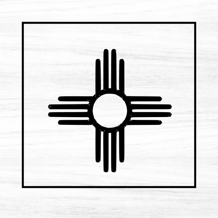 Zia Pueblo Acrylic Router Template