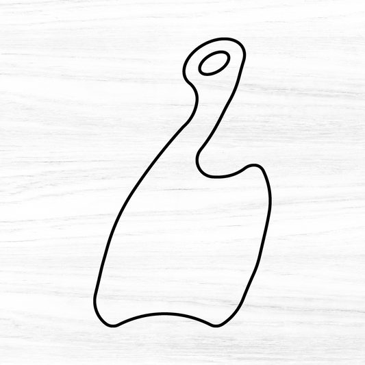 Serving Board "Swan" Acrylic Router Template