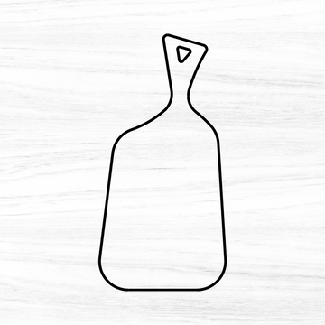 Serving Board "Triangle Handle" Acrylic Router Template