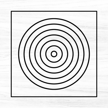 Multi Circle Acrylic Router Template