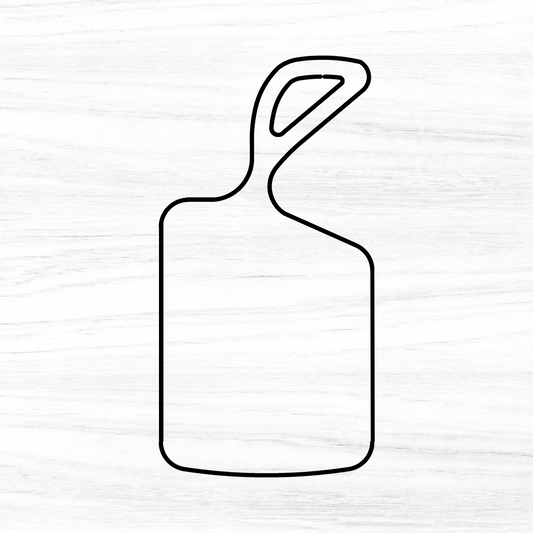 Serving Board "Oblong" Acrylic Router Template