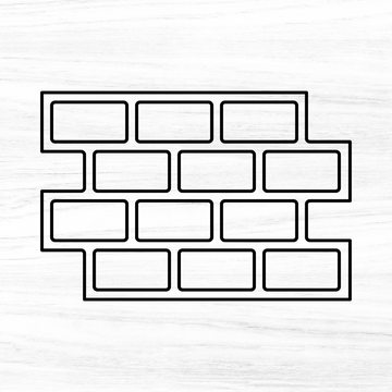 Brick Acrylic Router Template