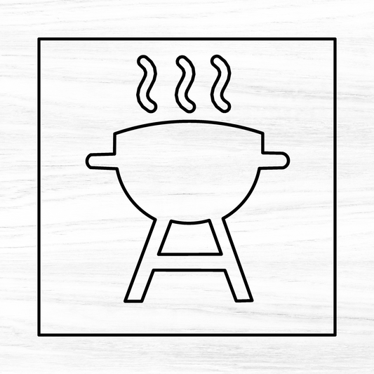 BBQ Acrylic Router Template