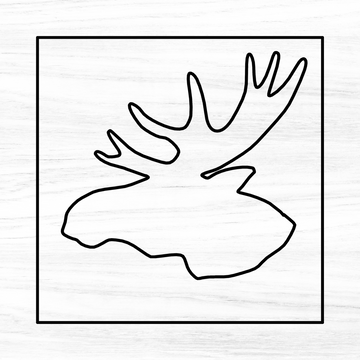 Moose Acrylic Router Template