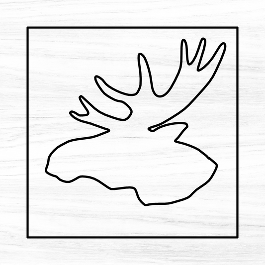 Moose Acrylic Router Template