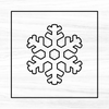 Snowflake #2 Acrylic Router Template