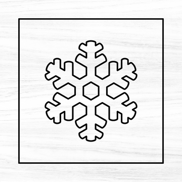 Snowflake #2 Acrylic Router Template