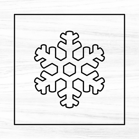 Snowflake #2 Acrylic Router Template