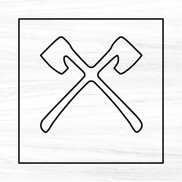 Axe Acrylic Router Template