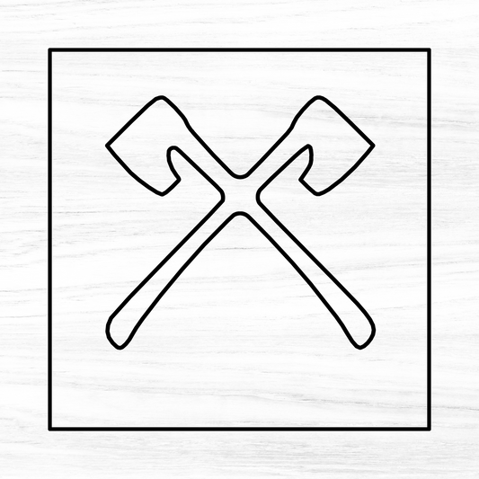 Axe Acrylic Router Template