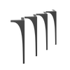 Metal Table Legs (Venice), Set Of 4